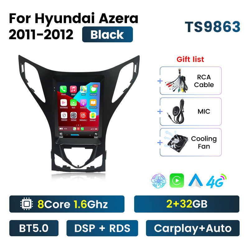 Suitable for 2011 hyundai azera vertical screen android car navigation carplay