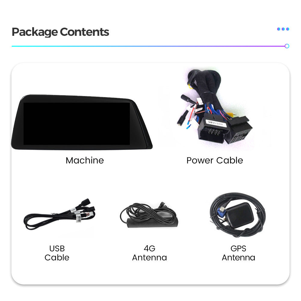 Compatible with BMW X1 E84 Blade Screen, Android In-Car Large Screen, Central Control CarPlay Navigation, Qualcomm 668S