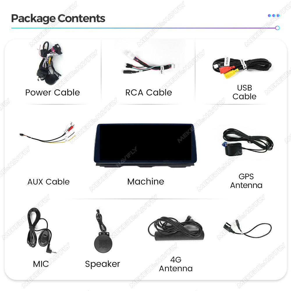12.3 Applicable to BMW 5 Series F10 M5 11-17 Android large screen central control car navigation Bluetooth Carplay