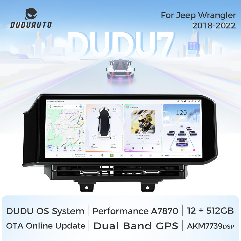 Suitable for jeep wrangler old to new upgrade 18-23 jeep wrangler dudu7