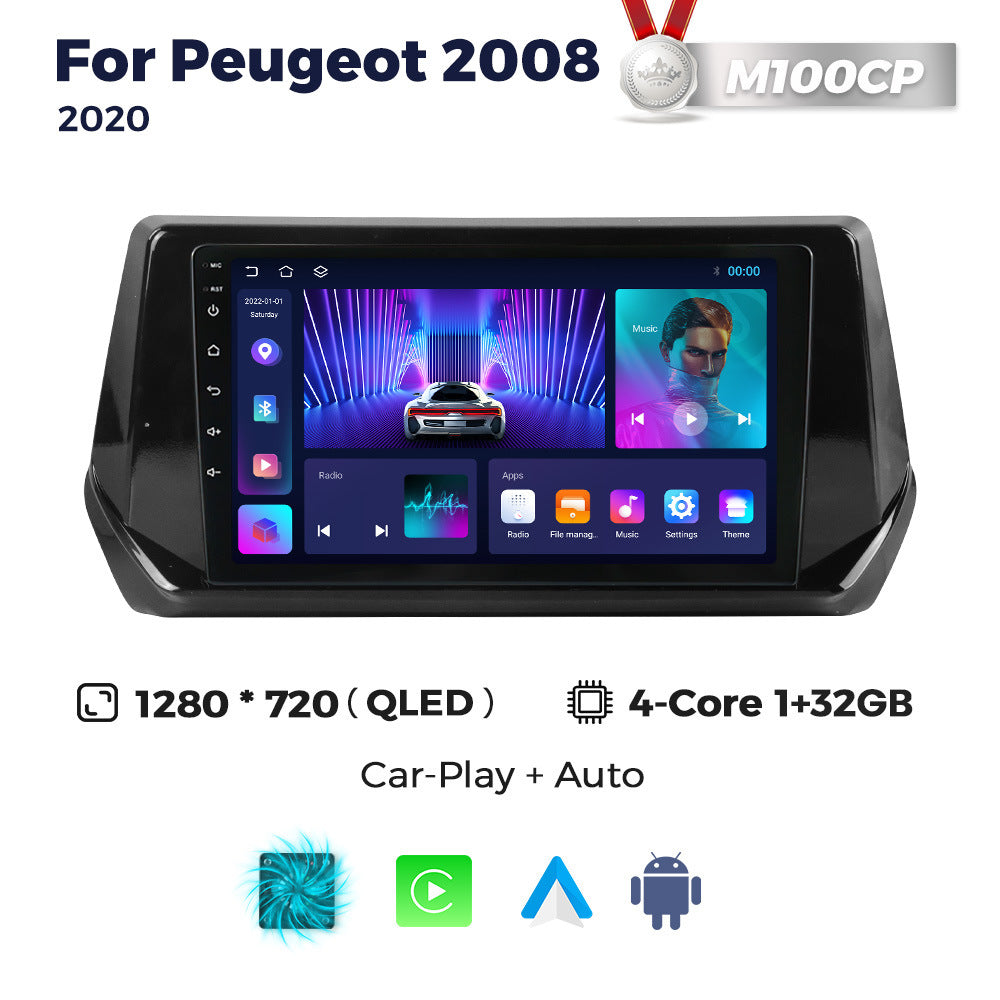 Suitable for peugeot 2008 2020 peugeot 2008 restoration smart android large screen car navigation device