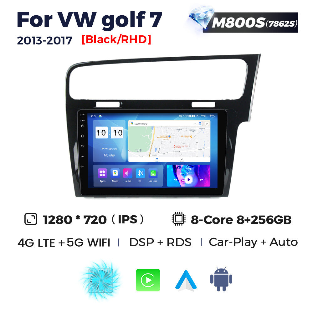 Suitable for left and right peptides vw golf 7 2013-2017 volkswagen golf seven car android large screen navigation