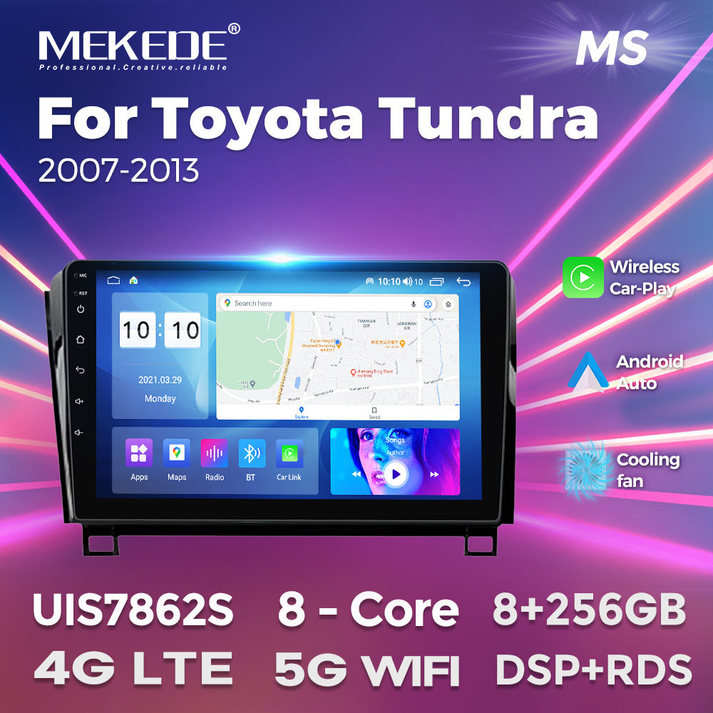 Applicable to Toyota Tundra 2007-2013 Android large screen central control navigation Bluetooth Carplay
