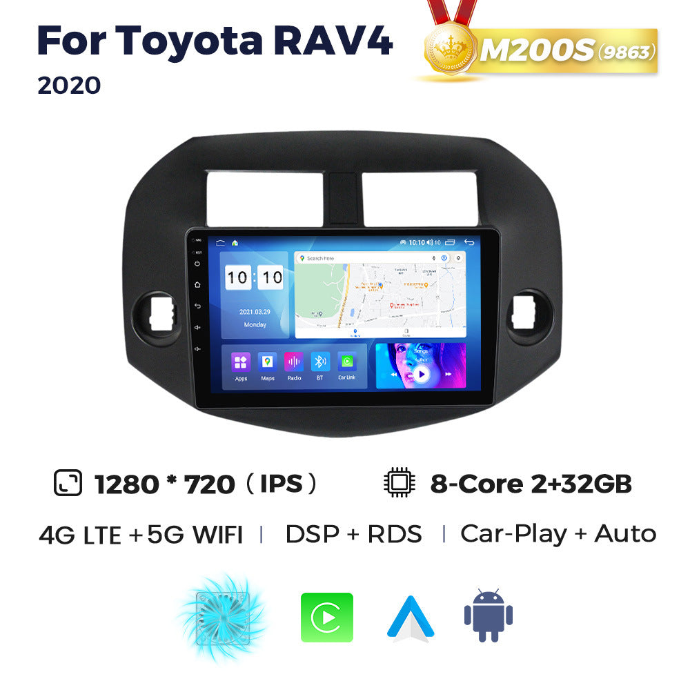 Compatible with Toyota Toyota RAV4 05-13 Android Large-Screen Central Control Navigation Radio 8+256G