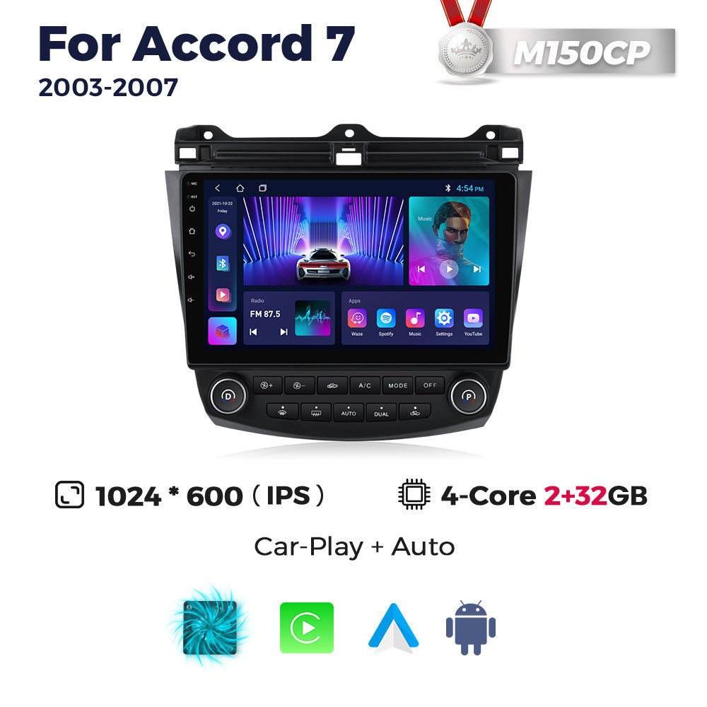 Suitable for 03-07 honda seventh generation accord accord7 android large screen car navigation wireless carplay