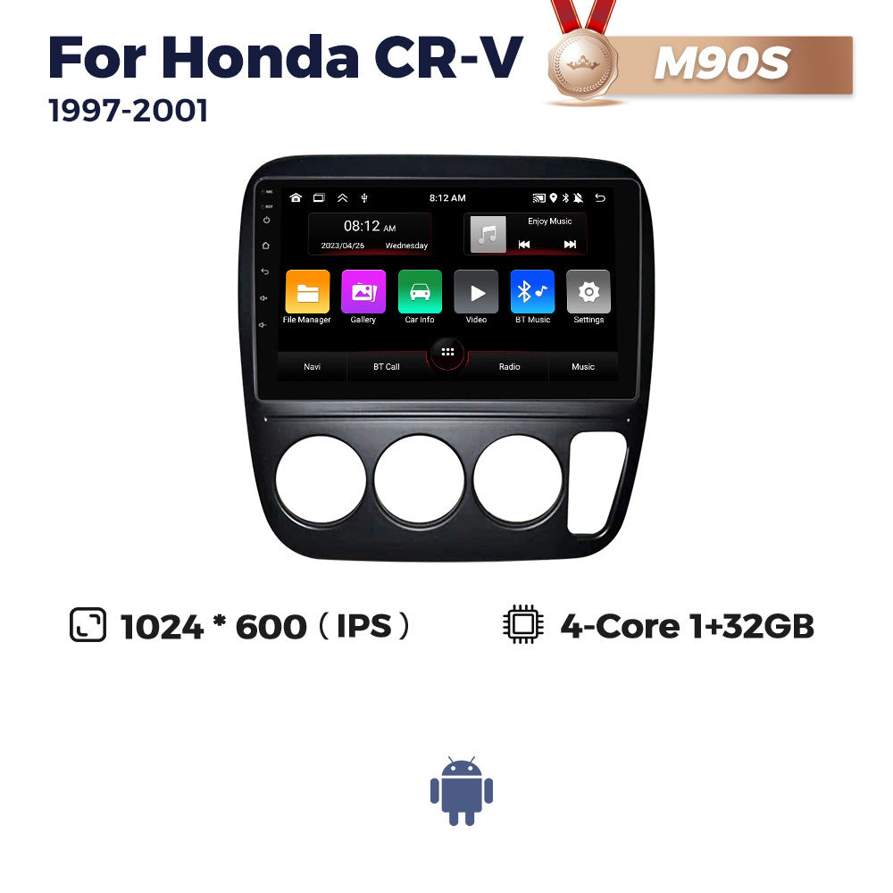 Suitable for honda cr-v 1997-2001 honda crv car central control android navigation wireless carplay