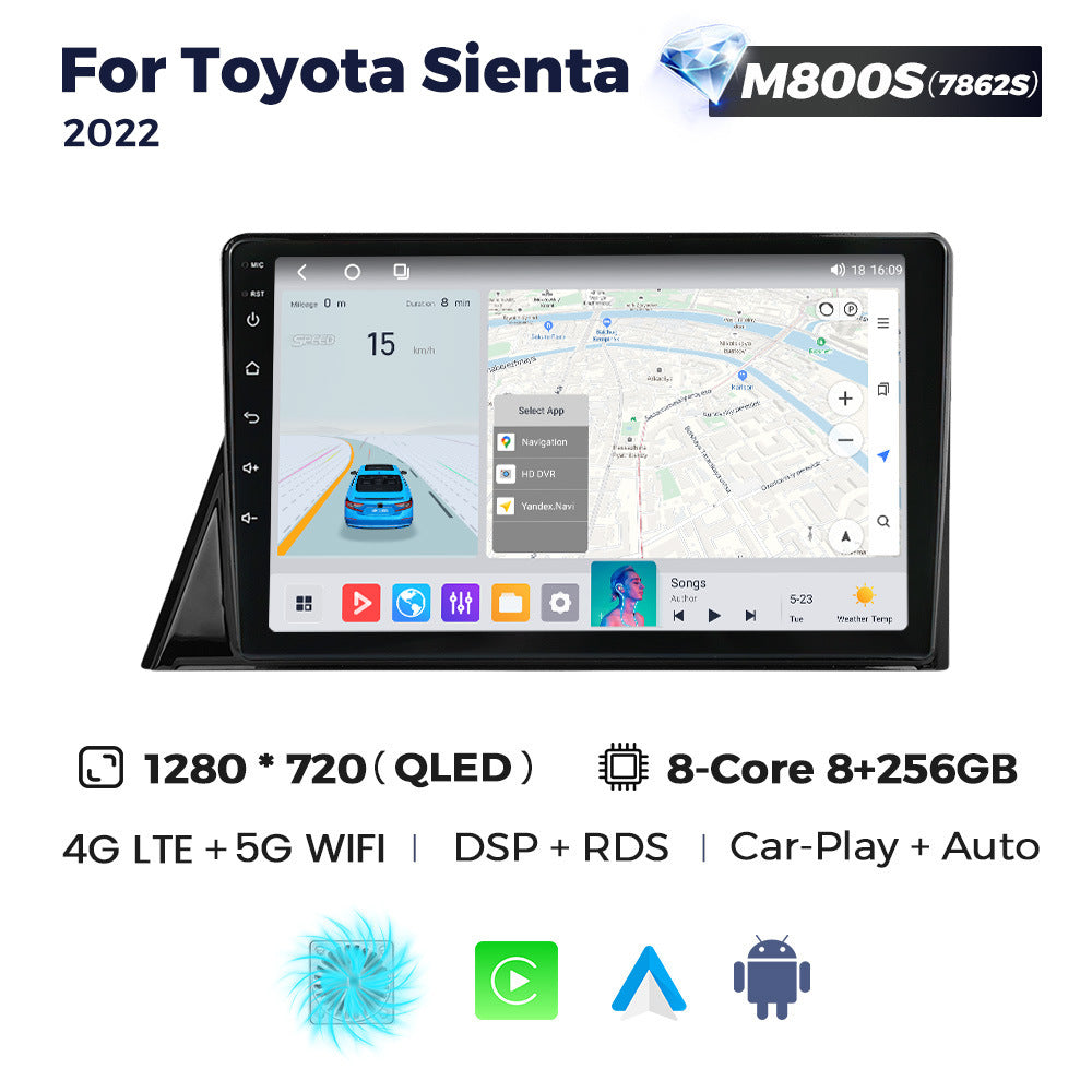 Suitable for toyota sienta 2022 rhd toyota senna right-hand drive android car navigator