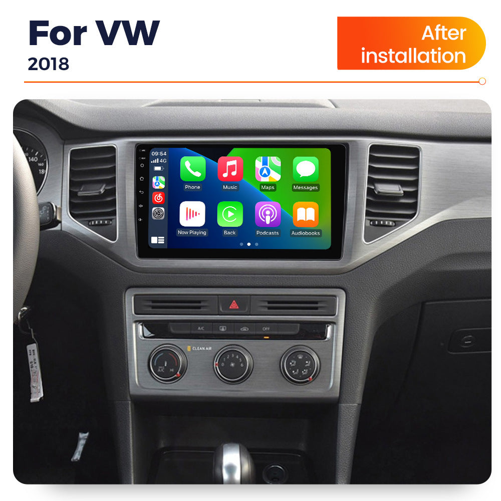 Suitable for new volkswagen universal vw 2018 polo golf 9inch android large screen car smart navigation system