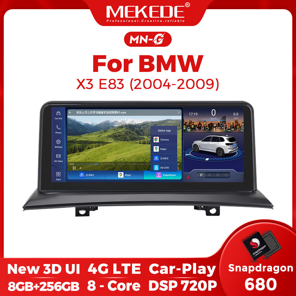 Suitable for bmw x3 e83 original car screen upgrade modification center console large screen android car navigation system id8