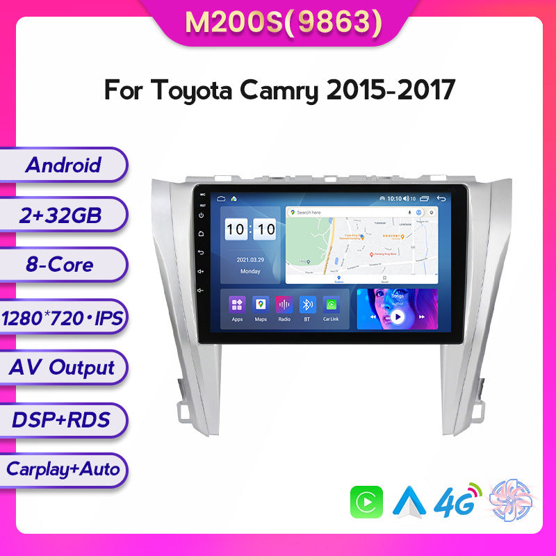 Suitable for Toyota Camry 15-17 Android large screen central control car navigation screen 8 + 128G