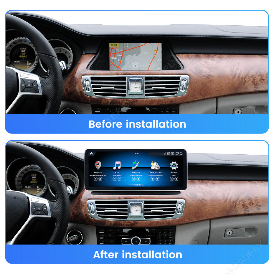 Applicable to Mercedes-Benz CLS W218 2011-2017 Android large screen central control car navigation Bluetooth Carplay