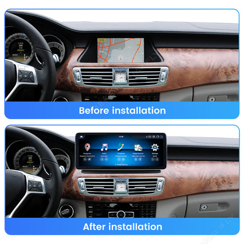 Applicable to Mercedes-Benz CLS W218 2011-2017 Android large screen central control car navigation Bluetooth Carplay