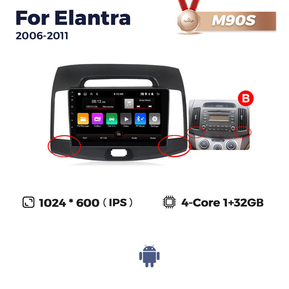 Suitable for hyundai elantra 2006-2011 radio car android navigator