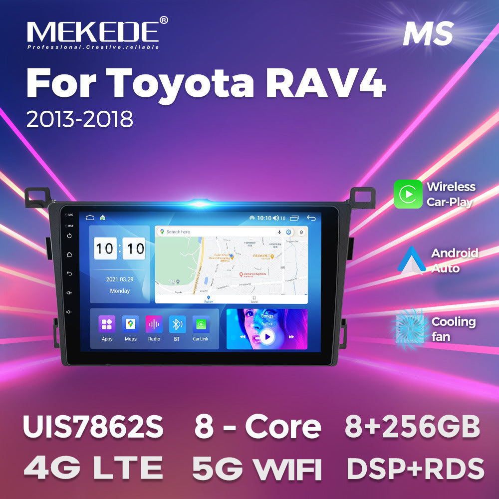 Applicable to Toyota Rav4 2013-2018 Android large screen central control navigation Bluetooth Carplay