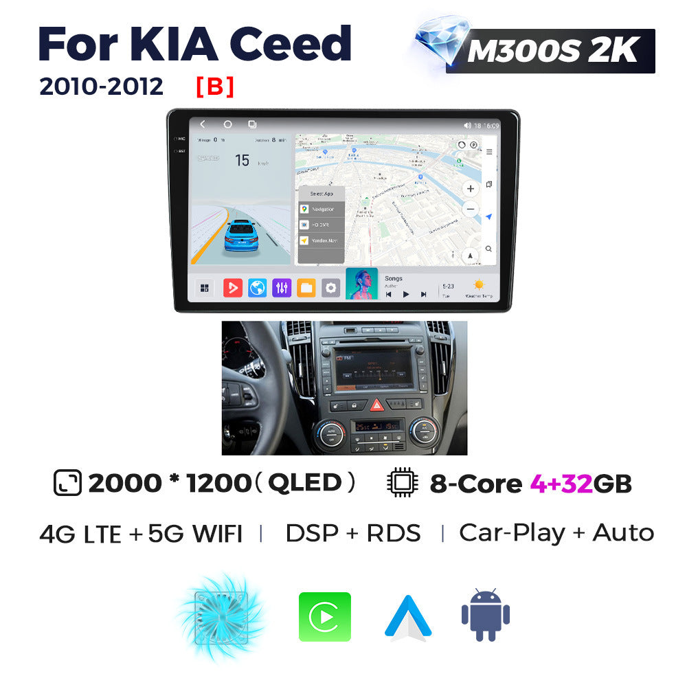 Suitable for kia ceed 2006 - 2012 kia ceed restoration smart android large screen car navigator