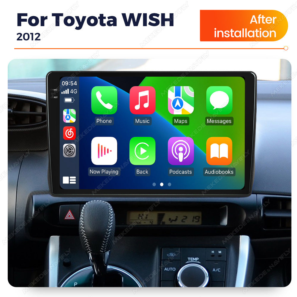 Suitable for toyota wish 2012 toyota xiaobawang car large screen android navigator cross-border supply