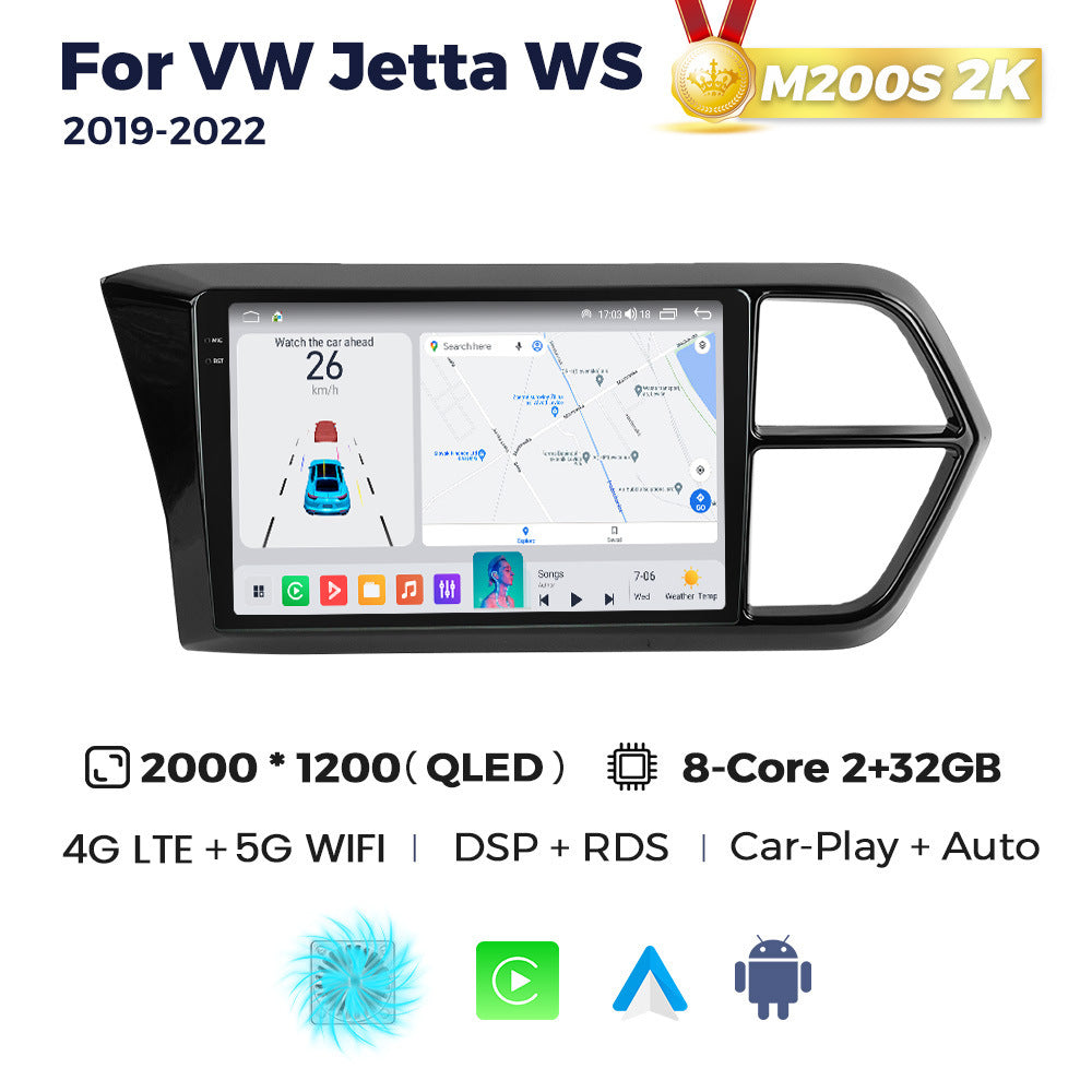 Suitable for vw jetta ws 2019-2022 android large screen car navigation wireless carplay