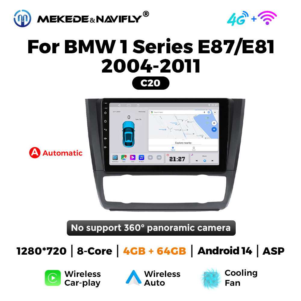 Applicable to BMW E87 2004-2011 Android large screen central control car navigation radio screen carplay