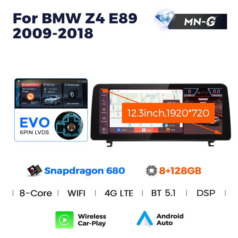 Suitable for r bmw z4 e89 2009-2018 bmw z4 cic original car upgraded large screen android navigator