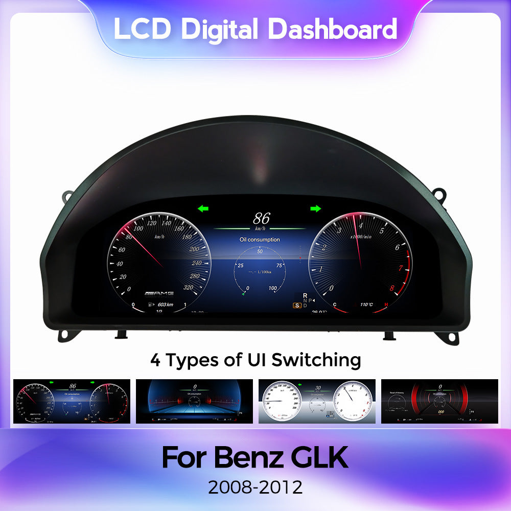 For Mercedes-Benz CLK X204 2013-2015 Full LCD Dashboard 12.3 inch