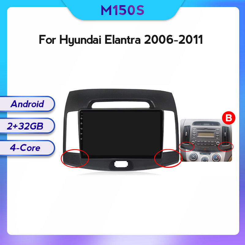 Compatible with Hyundai Elantra 06-11 Android large-screen central control in-car navigation screen 128