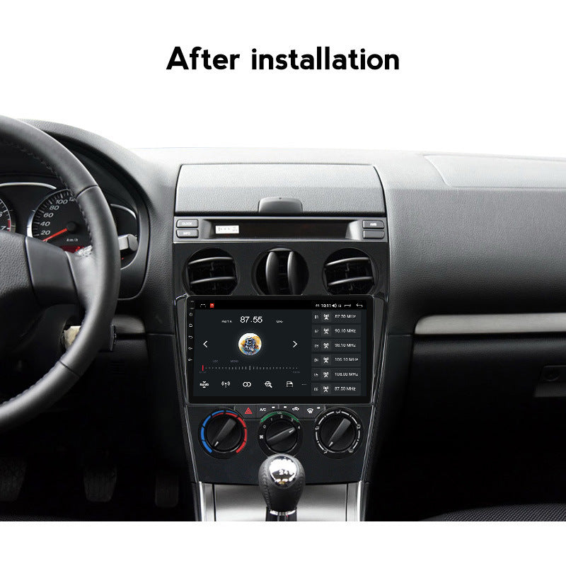 Compatible with the modified Android large-screen central navigation screen for Mazda 6 models 04-15 8+128GB