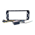 Suitable for jeep wrangler center console dvd panel modification android large screen navigation frame versatile set frame