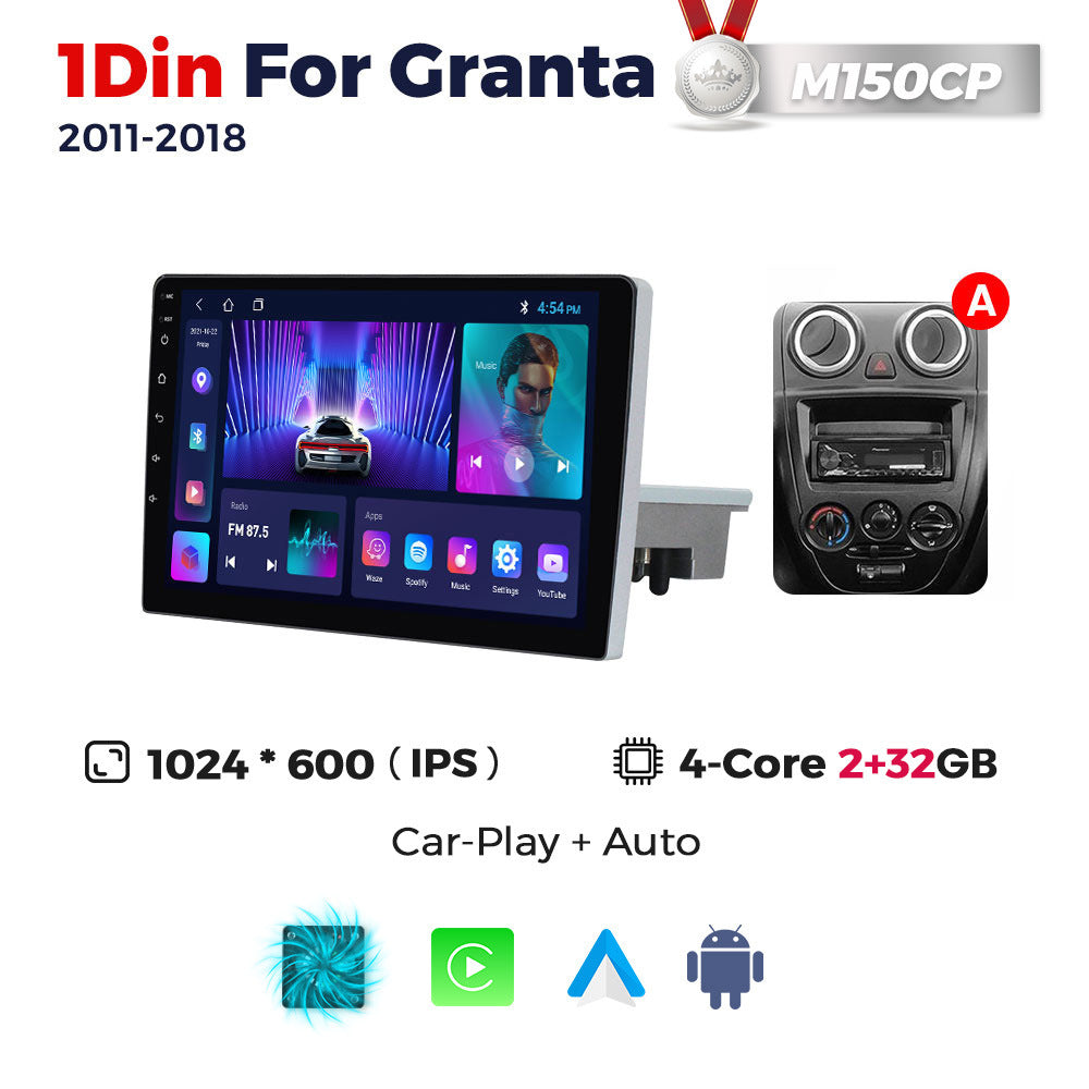 Suitable for single-spindle lada granta car android central control navigation system smart multimedia