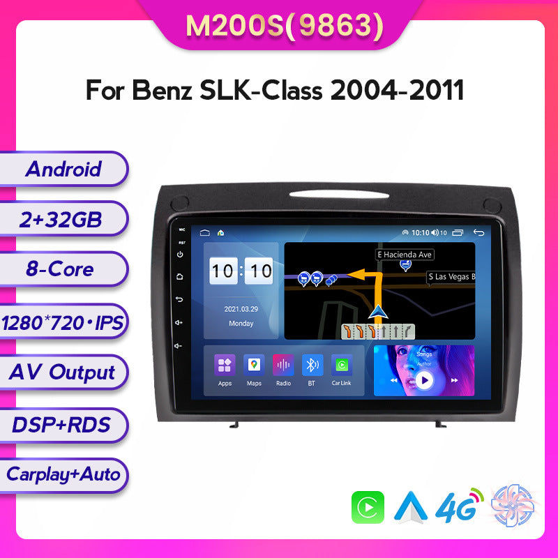 Suitable for Mercedes-Benz SLK R171 R172 04-11 to Android large-screen central control car navigation all-in-one machine