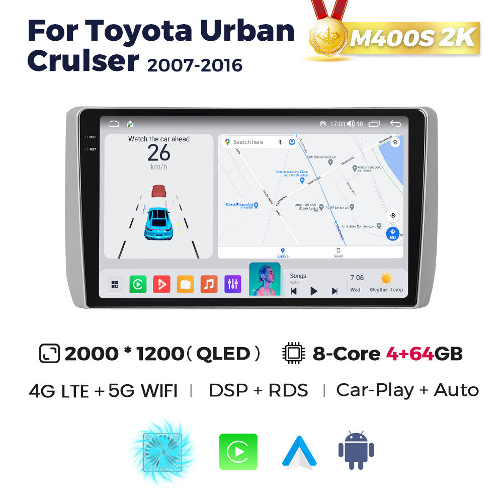 Suitable for toyota urban cruiser 2007-2016 toyota suv android car smart navigation