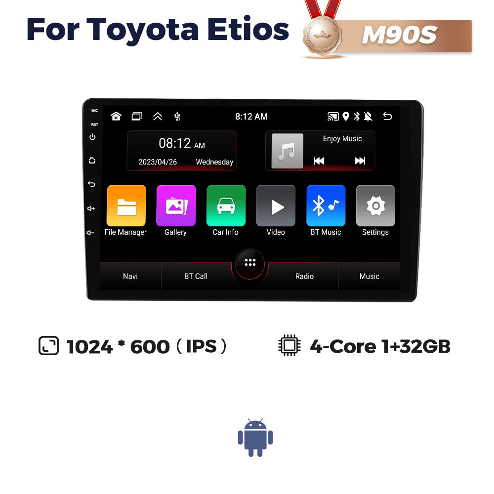 Suitable for toyota etios 2010-2023 toyota etios smart android car large screen navigator
