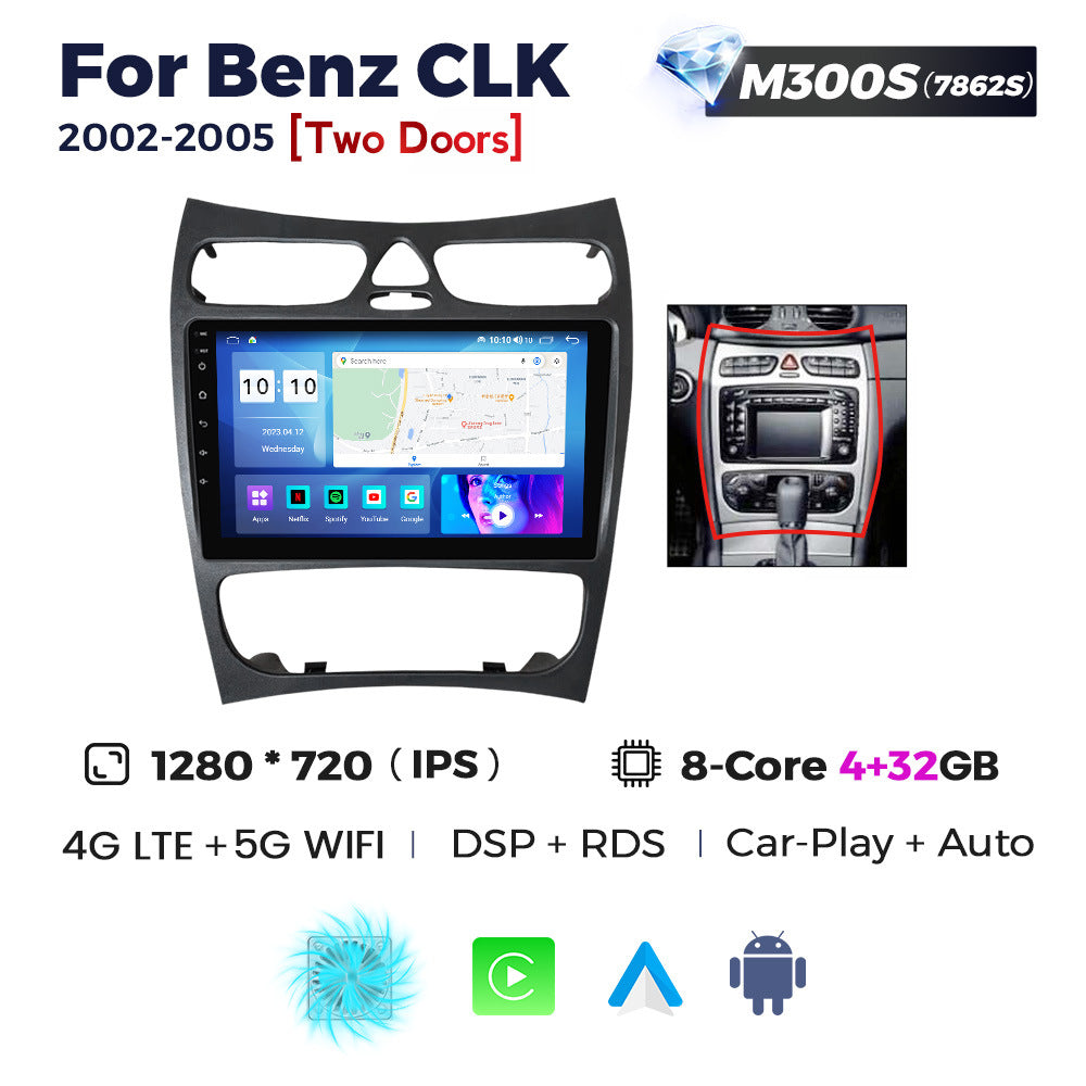 Suitable for mercedes-benz clk convertible (2-door) benz mercedes clk 320 car android navigation head unit