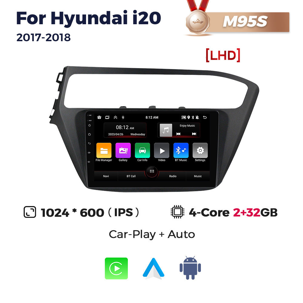 Suitable for hyundai i20 2017-2018, modern i20 retrofit smart android head unit car navigation system