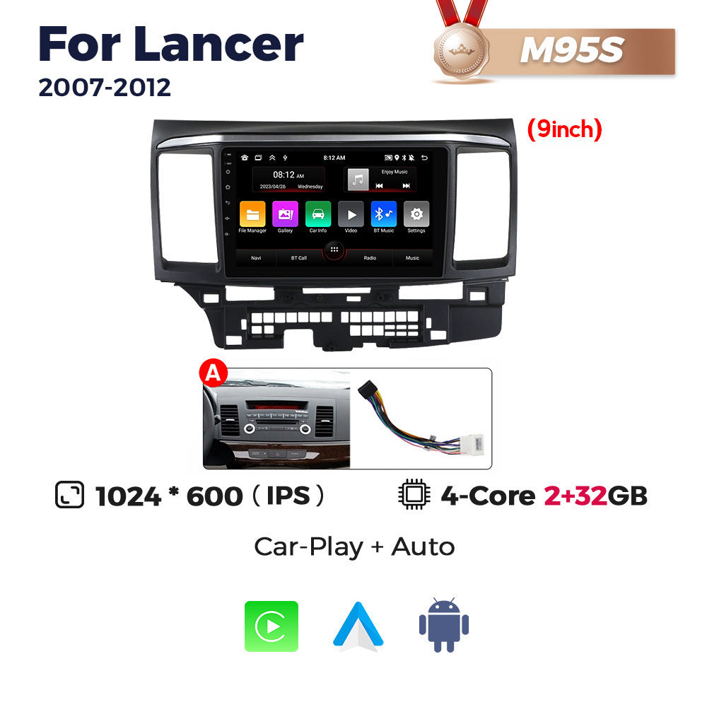 Suitable for mitsubishi lancer 2007-2012 mitsubishi lancer wing god car android navigator