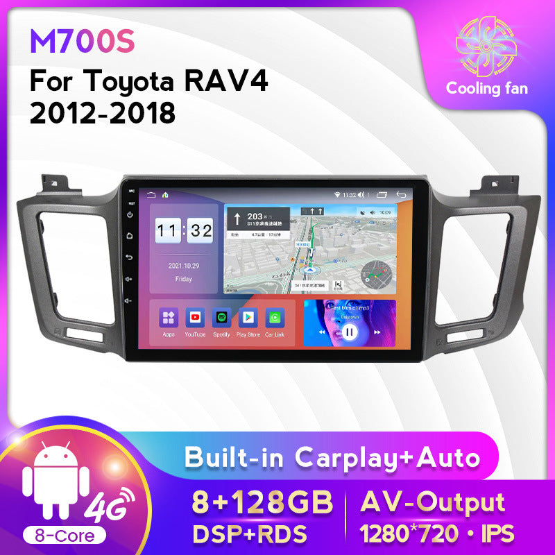 Suitable for Toyota RAV4 12-18 modified Android large screen central control car navigation screen 8 + 128G