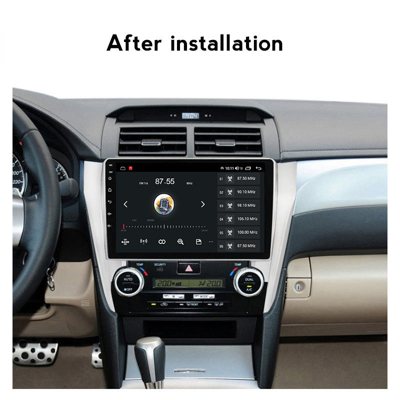 Compatible with Toyota Camry models 11-14 Android large-screen central control in-car navigation screen 8+128GB