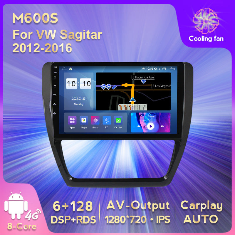 Suitable for volkswagen sagitar (jetta) 2012-2016 models: in-car central control gps navigation wireless carplay