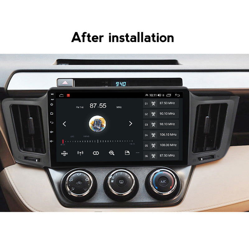 Suitable for Toyota RAV4 12-18 modified Android large screen central control car navigation screen 8 + 128G
