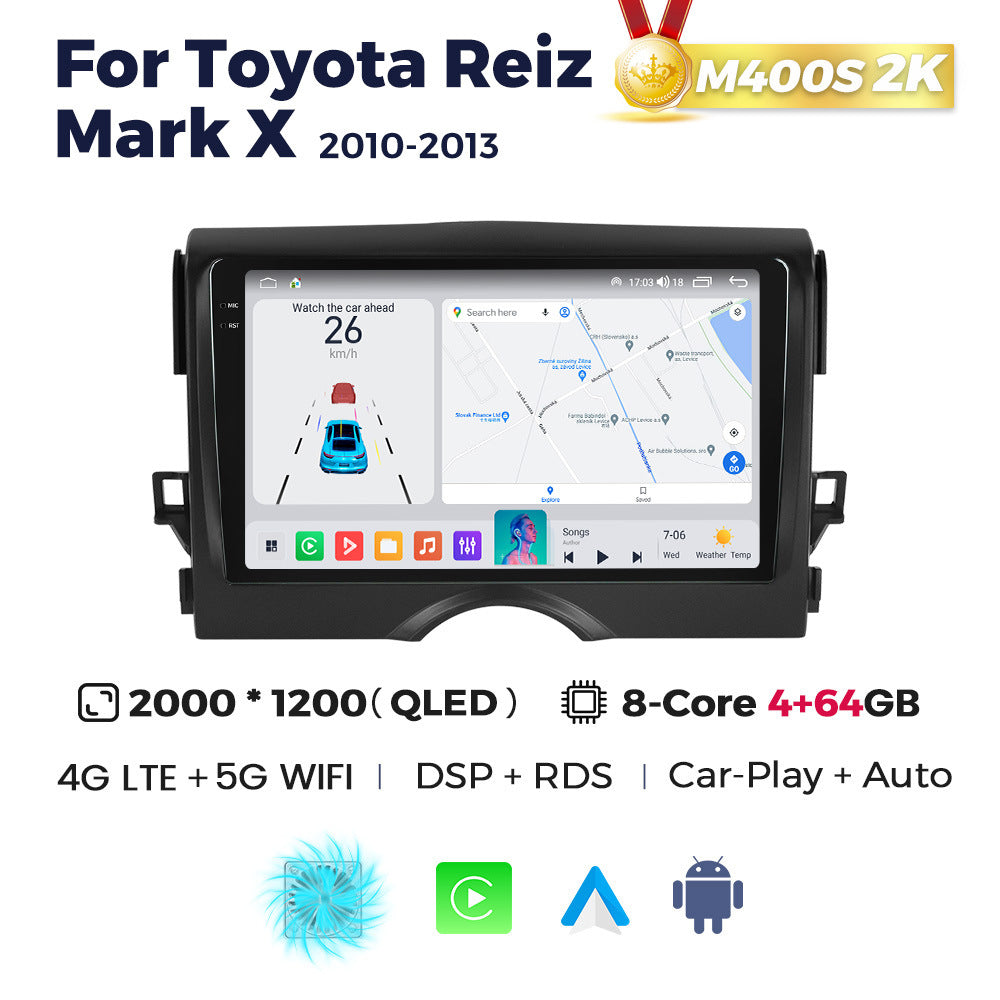 Suitable for toyota reiz mark x 2010-2013 toyota reiz car smart android navigation