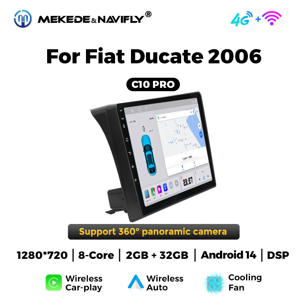 Suitable for Fiat Ducate 2006 Android Large Screen Central Control Car Navigation Radio Screen Carplay