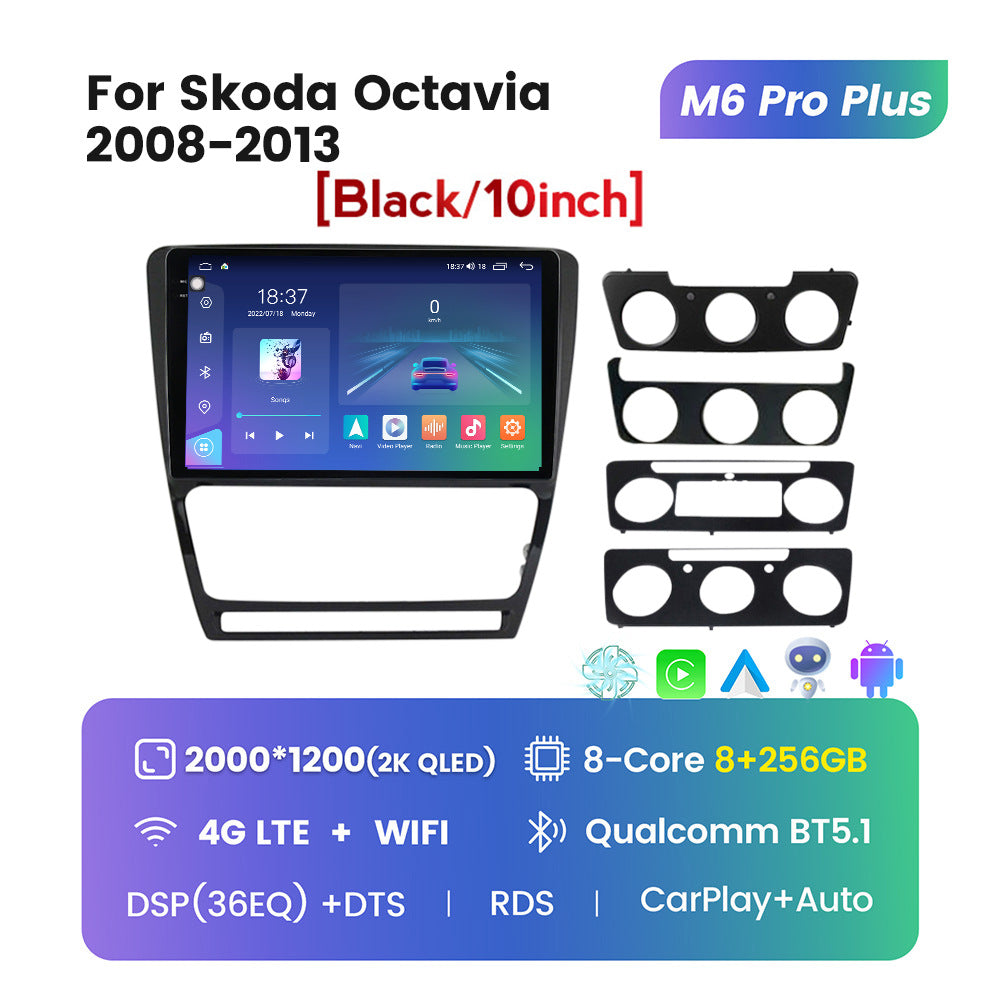 Compatible with the modified Android large-screen central navigation system M6Pro for the Skoda Octavia Octavia 08-13 model