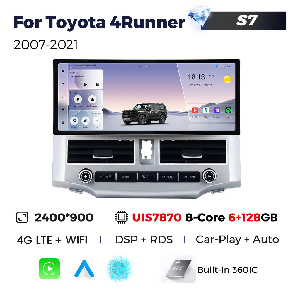 Suitable for toyota 4runner 2007-2021 toyota super 12.3" large screen android navigator