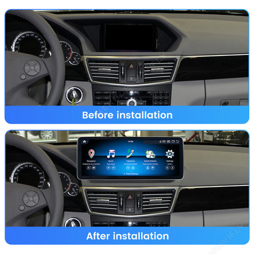 Applicable to Mercedes-Benz E-Class W212 E200 E260 E300 Android large screen central control navigation Bluetooth Carplay