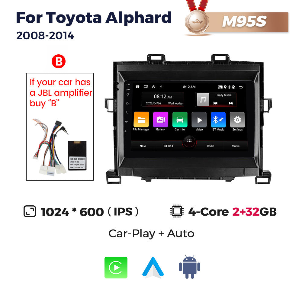 Suitable for toyota alphard 2008-2014 alfa car restoration android smart navigation motherboard