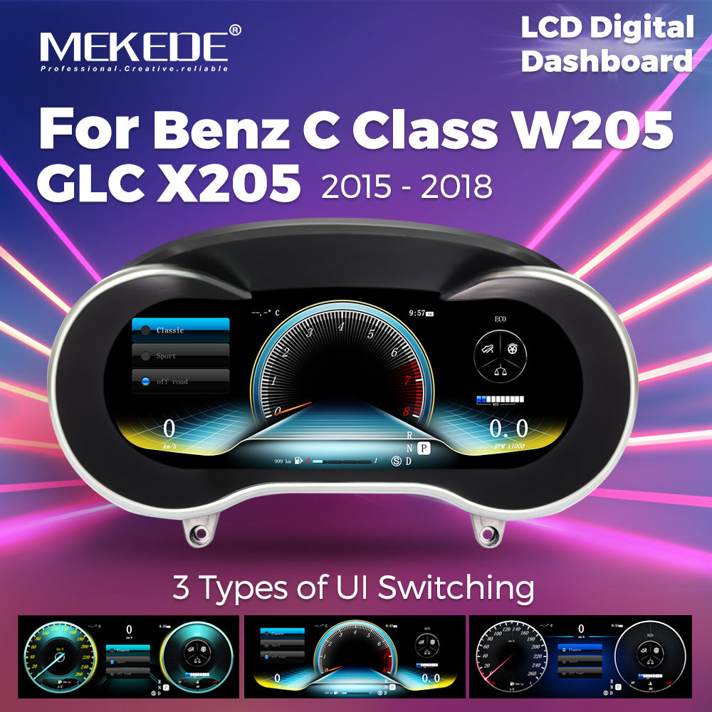 Suitable for benz c/glc w205 ntg5.0 2015-2018 mercedes-benz c lcd instrument display