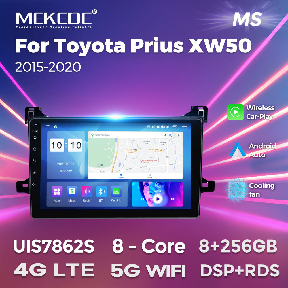 Suitable for toyota prius xw50 2015-2020 toyota prius car android smart navigation