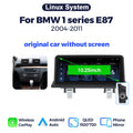 Suitable for bmw 1 series e87 2004-12 linux system restoration central control large screen carplay