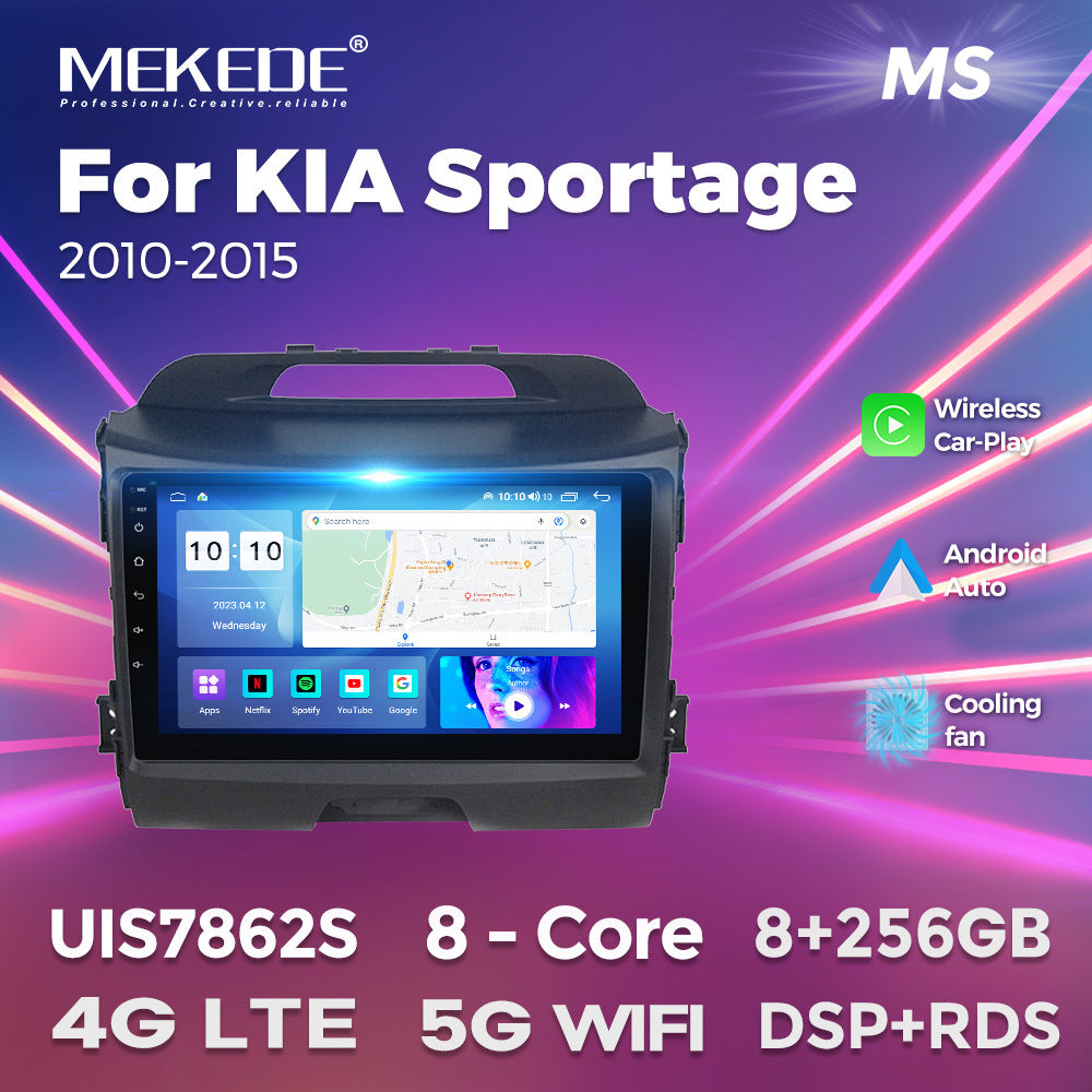 Suitable for 10-15 kia sportage car android central control navigation wireless carplay