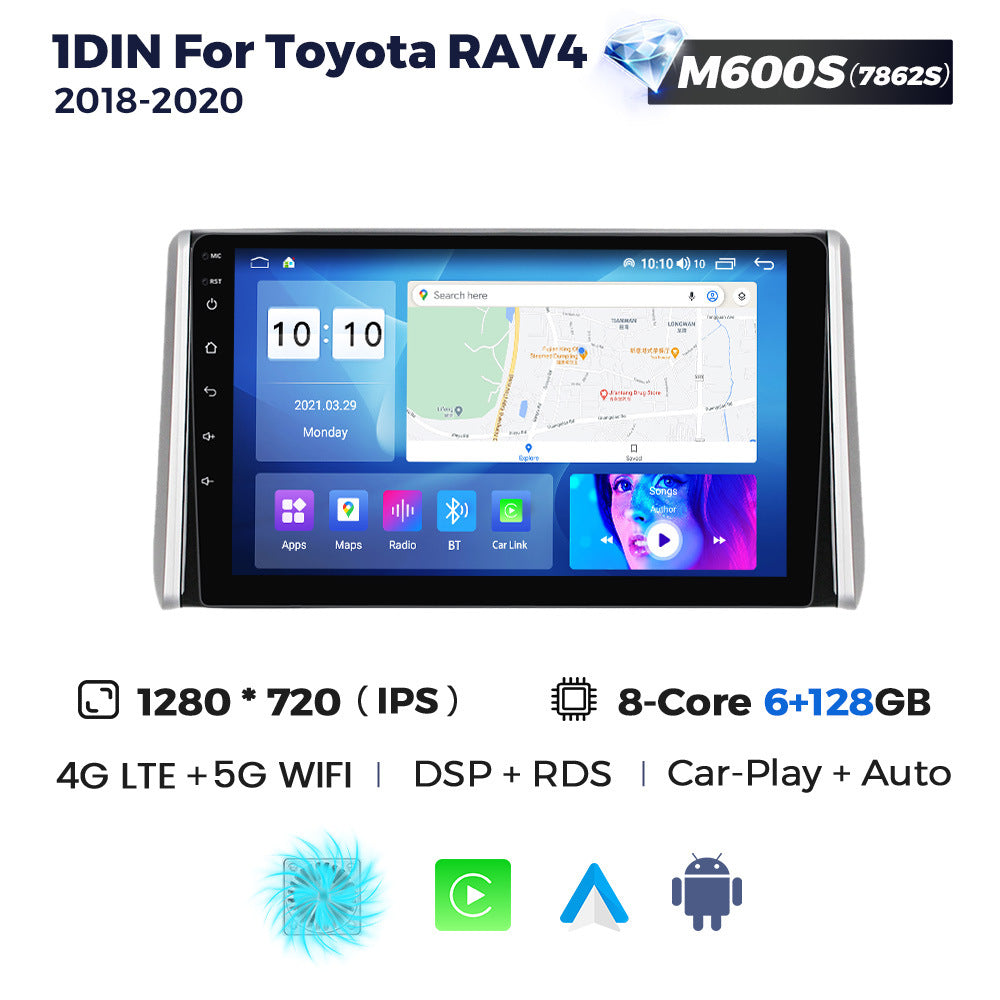 Suitable for 1din toyota rav4 2018-2020 toyota rav4 android car smart central control navigator