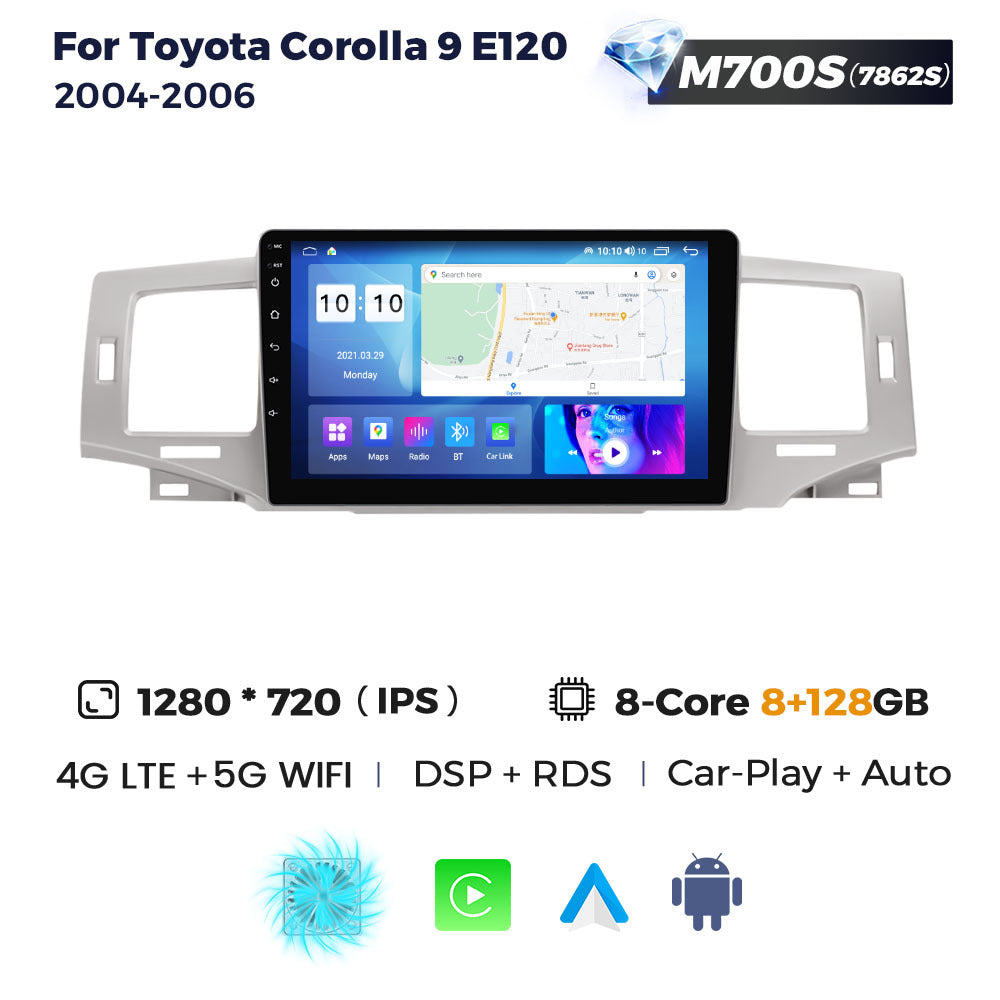 Suitable for toyota corolla 9 e120 2004-2006 car android navigation